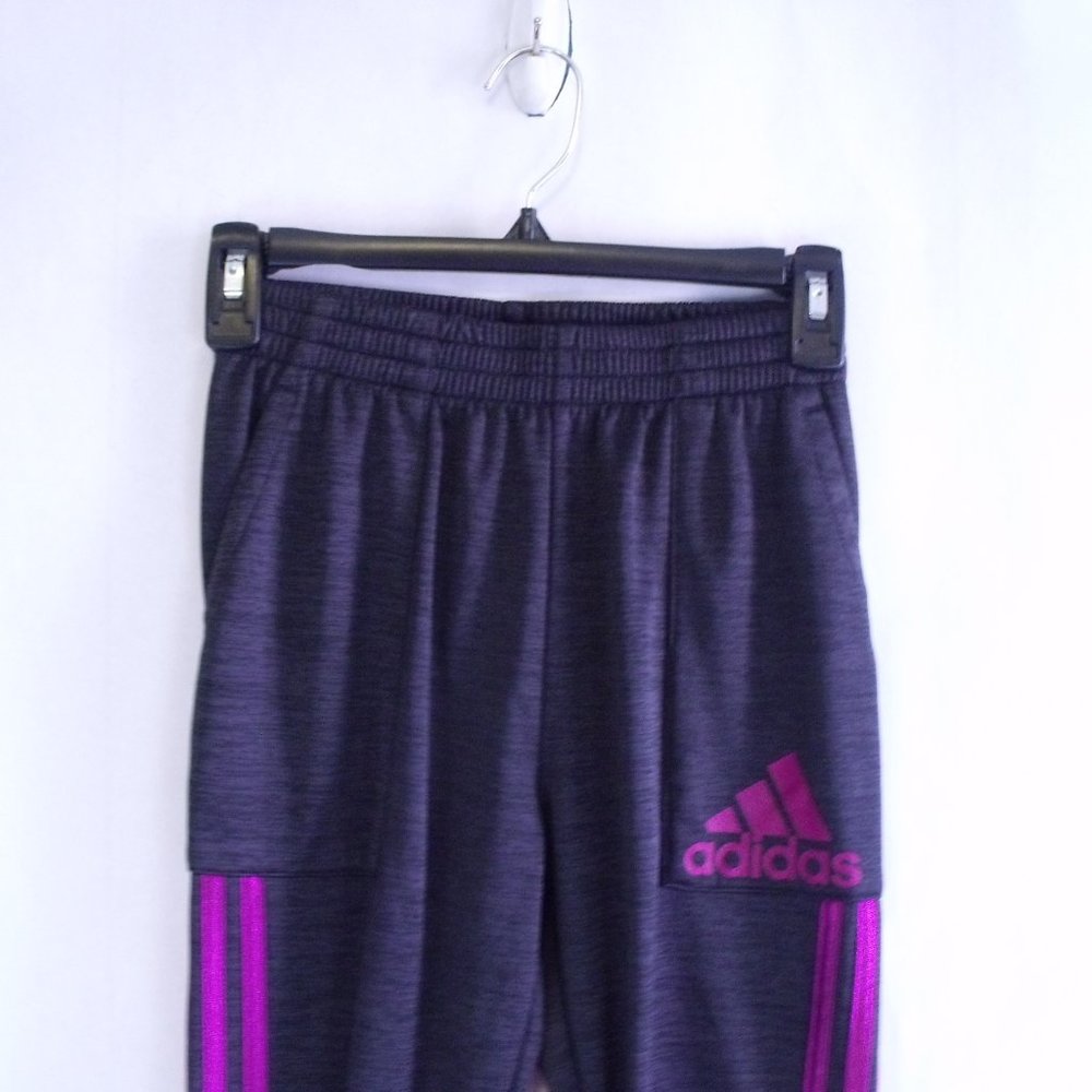Adidas Girls Melange Fleece Joggers - Picture 2 of 4